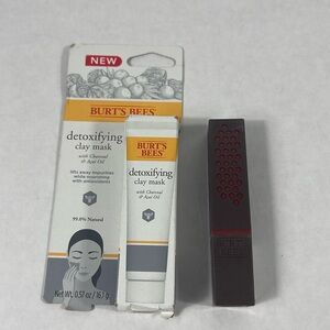 BURT’S BEES Lipstick and Detoxifying Clay Mask
